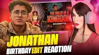 JONATHAN GAMING REACTION | BHAARI EDITOR | GODLIKE EDIT |  KIARAA GAMING