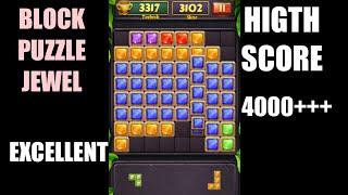 Block Puzzle Jewel score 4000+++