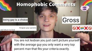 Lesbian Reacts To Homophobic Hate Comments