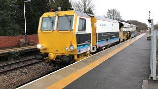 2 maintenance trains in one! 12:46 Lea Road Gainsborough 23/1/2024