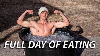 WHAT I EAT IN A DAY | RAW DEADLIFT WORKOUT