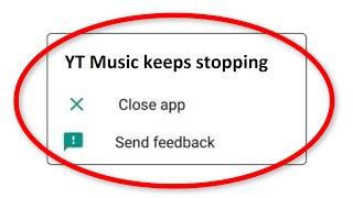 How To Fix YT Music Keeps Stopping Error Android & Ios - Fix Youtube Music App Not Open Problem