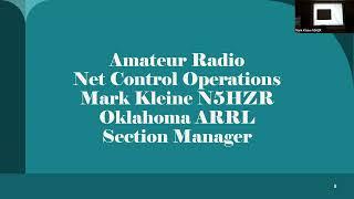 SCARS Meeting: Mark Kleine N5HZR – Net Control Operations