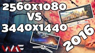 2560x1080 VS 3440x1440