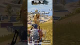 Karakində Winner/Pubg mobile Won man squat