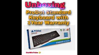 #OurMixTube #popular #flipkart #prodot Standard Keyboard #Unboxing