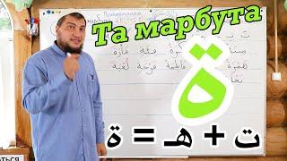 Урок № 3: "Та марбута" ( ة )  (تَاء مَرْبُوطَة )