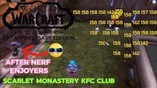 WOW Anniv: Scarlet Monastery Mage Boost 140+ Mobs | Playing with 220ms PING - WOW Classic Gold Farm