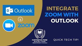 Integrate Zoom with Outlook