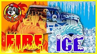 Monster Truck Toys -  FIRE & ICE ️  MONSTER JAM Challenge & Downhill Racing - 1 HOUR COMPILATION!