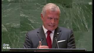 WATCH: King Abdullah II bin Al-Hussein of Jordan addresses 2024 UN General Assembly