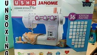 Unboxing Usha Janome Automatic Sewing Machine/Usha Janome Dream Wonder Stitch Plus Sewing Machine