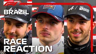 Drivers React After The Race | 2024 Sao Paulo Grand Prix