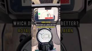 Honda NX500 or Himalayan 450 - Which Display Looks Better? | BikeWale