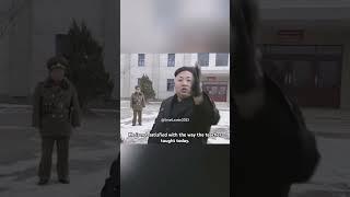 He is not satisfied with the way the teacher taught today.  #shorts #kimjongun #northkorea #leader