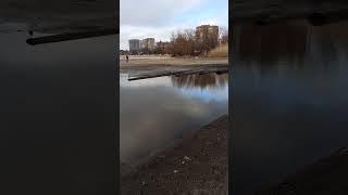 Dnipro River Became Shallow Near Zaporizhzhia