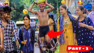 Dropping Lungi Prank  Part 2 || Amazing Reaction On Cute Girls @funkyyash