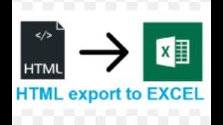 How to Export HTML table to Excel php With Source Code