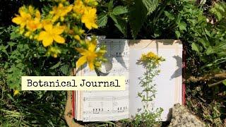 Journal with me & Botanical Journal flip through ️