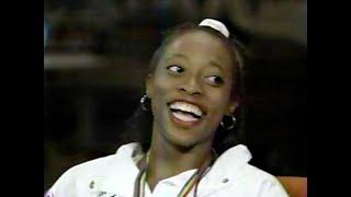 Gail Devers Interview following her 100m Gold - 1992 Olympic Games