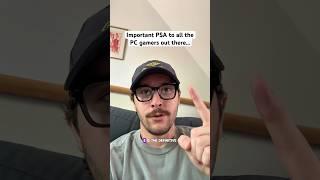 The most important gaming PSA you’ll hear all day…  #gamingshorts #gaming #videogames