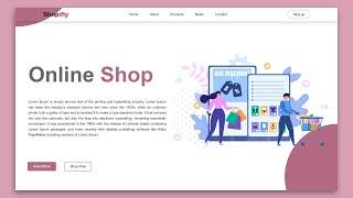 How to Make A Online Shop Website Using | HTML & CSS