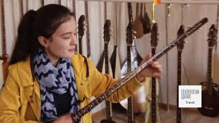 Uzbek national musical instruments.