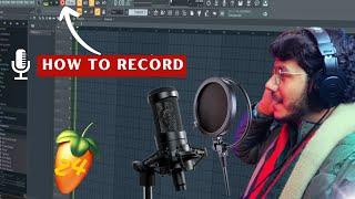 HOW TO RECORD VOCALS in FL Studio 24 in 3 Minutes! (super easy) | Nitin Nischal