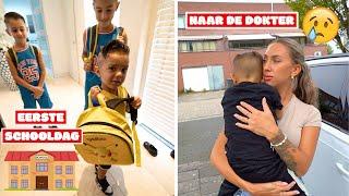 MIAZ ZIJN EERSTE DAG OP DE BASISSCHOOL & WE MOETEN MET HEM NAAR DE DOKTER..| #822