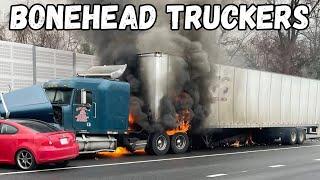 Bonehead Truckers of the Week | Dumb Trucker Tricks