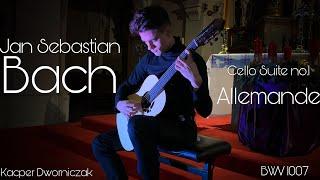 Jan Sebastian Bach - Cello Suite I (Allemande) BWV 1007 ⎢KACPER DWORNICZAK⎥