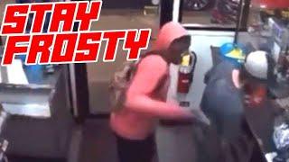 Thug Steals Gun From Man's Hip Then Shoots Him With It