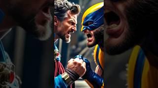 Doctor Strange vs Wolverine Magic vs Claws | Hybrid Creature Showdown #shorts #shortsfeed