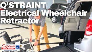 Demo - (QER) Q'Straint Electric Retractor, Wheelchair Restraints For Wheelchair Accessible Vehicles