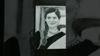 Samantha drawing ️|subscribe panunka makalae |#shorts #samantha #samanthaakkineni  #trending #art