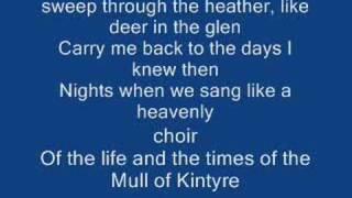 The mull of kintyre & Lyrics-Paul Mccartney