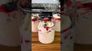 Quick and Easy Overnight Oats Recipe #shorts