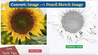 Convert: Image to Pencil Sketch Image