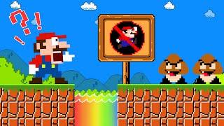 STOP JUMPING! Mario Wonder But Mario Can't Jump, Mario Jump are Forbidden here! | Game Animation