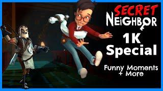 Butcher Plays, Funny Moments + More! | 1K Special (Secret Neighbor)