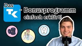 Das TK Bonusprogramm einfach erklärt!