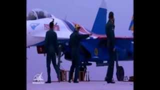 Russian Knights with Rock National Anthem