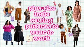 plus-size indie sewing patterns for the office | aaronica sews