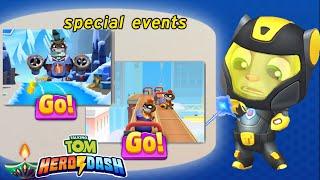 Cyber Tom Hero Dash special events Bazooka raccoon (Raccoon Boss and other challenges)