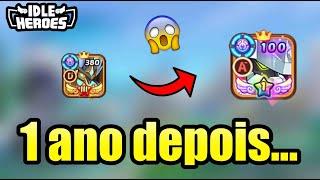 IDLE HEROES - VEJA COMO ESTA ESSA CONTA DEPOIS DE UM ANO JOGANDO CERTO