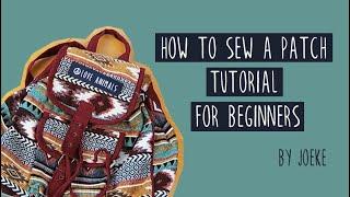 How to sew a patch | Sewing Tutorial for Beginners