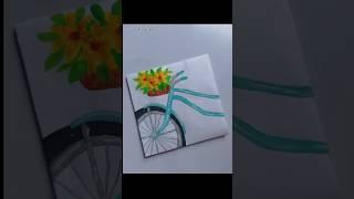 Mini cycle  drawing | Art by Naaz | satisfying art #painting #drawing #easydrawing #naazart