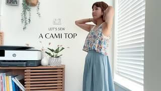 How to sew a cute cami top — or lengthen it to make a maxi dress | Sewing School with Sara SJ Kim