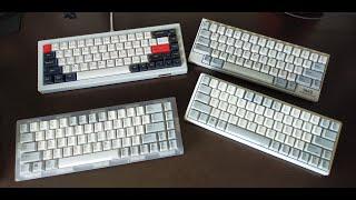 EC keyboards comparison (Niz Atom 68 GB V1/V2, Atom 66, HHKB Pro 2)