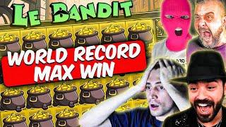 LE BANDIT MAX WIN: TOP 5 WORLD RECORD WIN (xQc, Roshtein, Classy Beef, Howler)